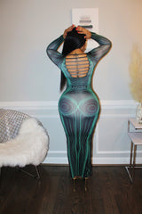 "Illusion" Maxi Dress